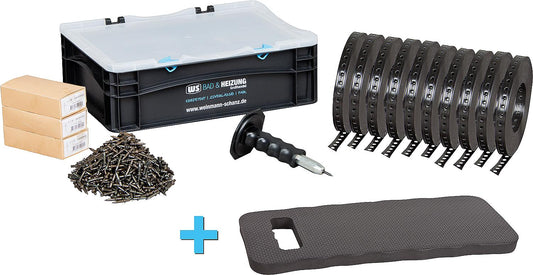 Special offer package: Perforated metal strip fasteners, 14 pieces