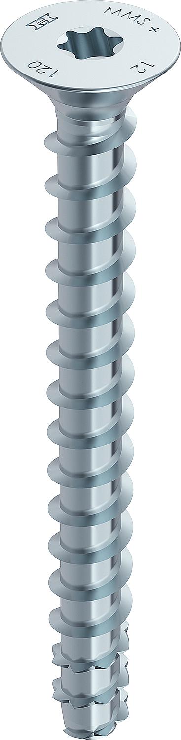 Heco Multi-Monti plus concrete and masonry screw with countersunk head, ø 12.0x120 mm, pack of 25