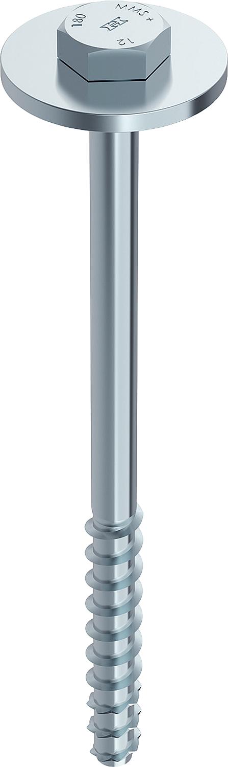 Vis à béton et maçonnerie Multi-Monti® plus à tête hexagonale et rondelle, filetage 12,0 mm