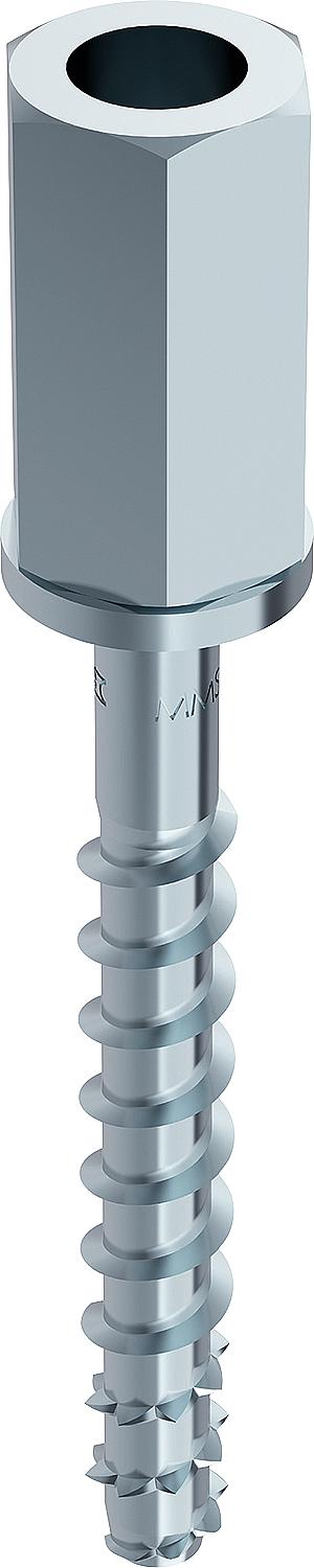 Multi-Monti® plus Beton- und Mauerwerkschraube mit Innengewinde, Gewinde 7,5 mm