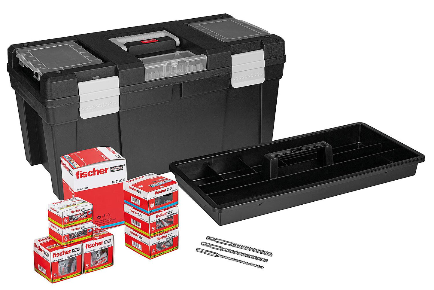 Étui professionnel Fischer DuoLine Quattric II, 603 pièces