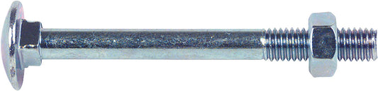 Flachrundschrauben mit Vierkantansatz  Mu DIN 603  galv. verzinkt  M 10 x 110VPE: 50