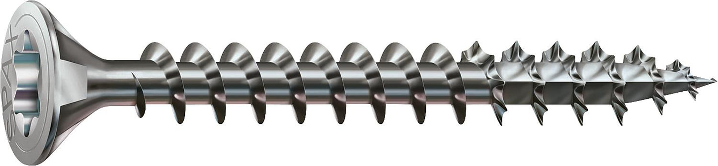 SPAX® countersunk screw, stainless steel A2, fully threaded, T-STAR Plus, ø 6.0 x 80 mm, pack of 100