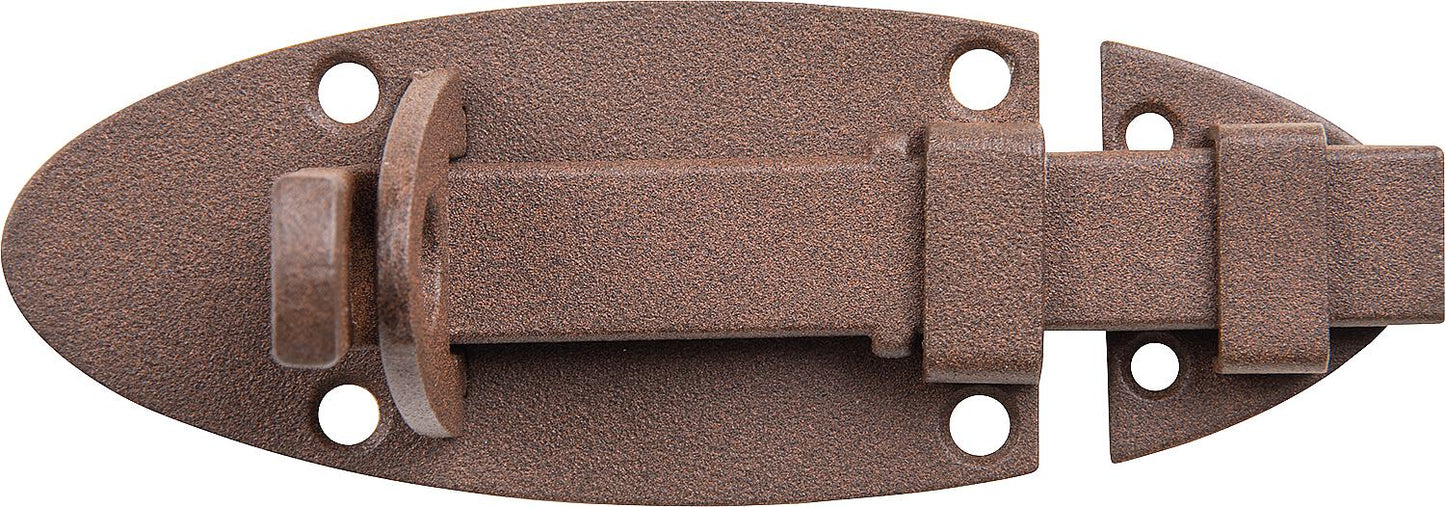 Schlossriegel 90 x 44 mm, mit rundem Griff