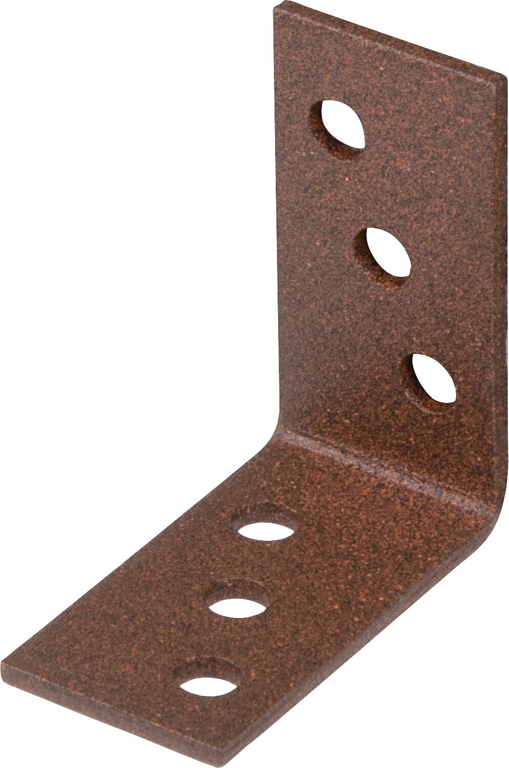 DURAVIS® angle bracket 40 x 40 x 20 mm, material: steel, sendzimir galvanized, surface: black diamond