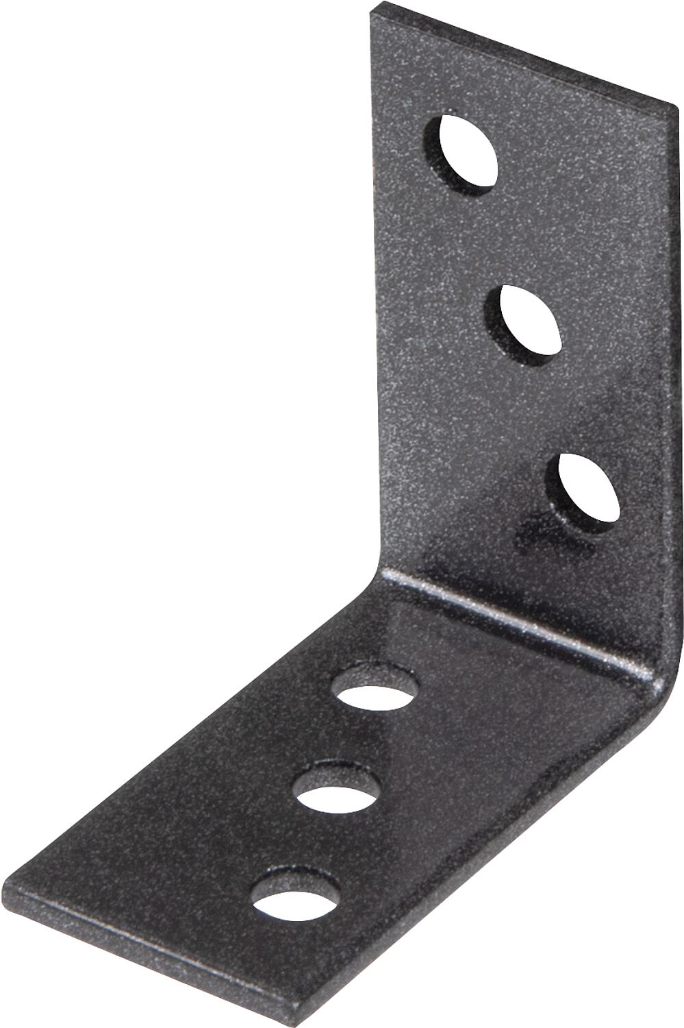 DURAVIS® angle bracket 40 x 40 x 20 mm, material: steel, sendzimir galvanized, surface: black diamond