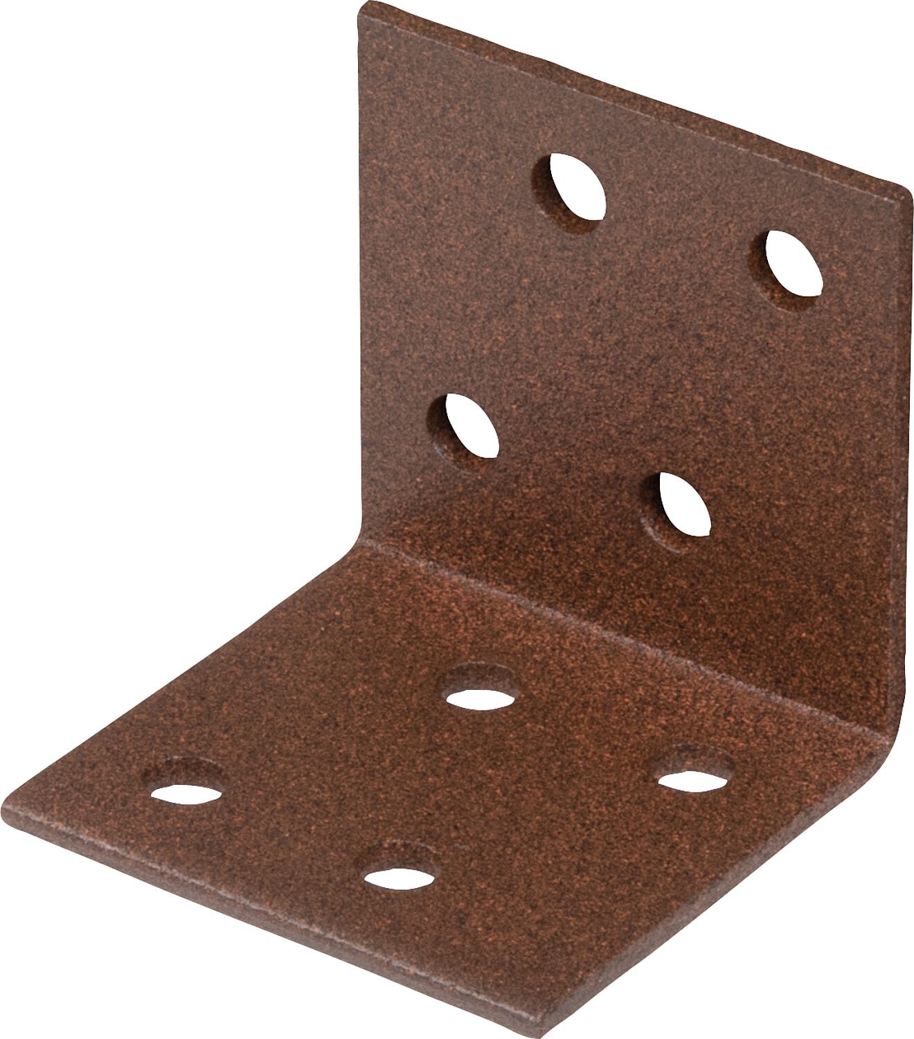 DURAVIS® angle bracket 40 x 40 x 40 mm, material: steel, sendzimir galvanized, surface: black diamond