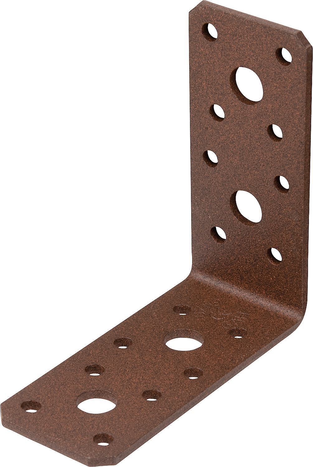 DURAVIS® angle bracket 90 x 90 x 40 mm, material: steel, sendzimir galvanized, surface: black diamond