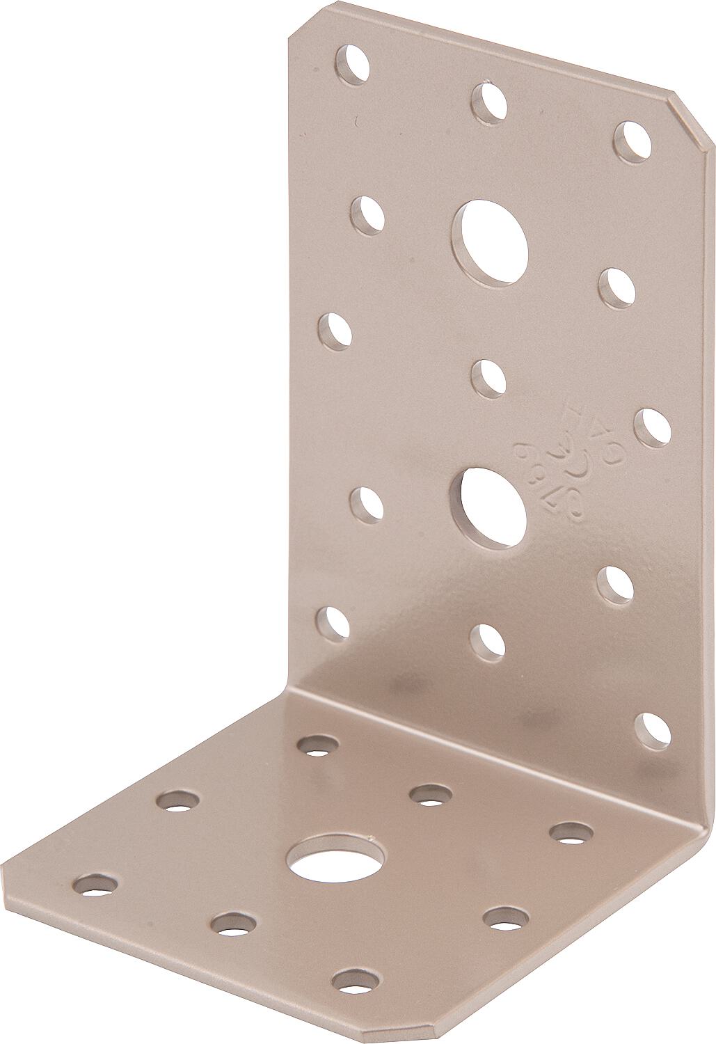 DURAVIS® angle bracket 100 x 60 x 60 mm, material: steel, sendzimir galvanized, surface: black diamond