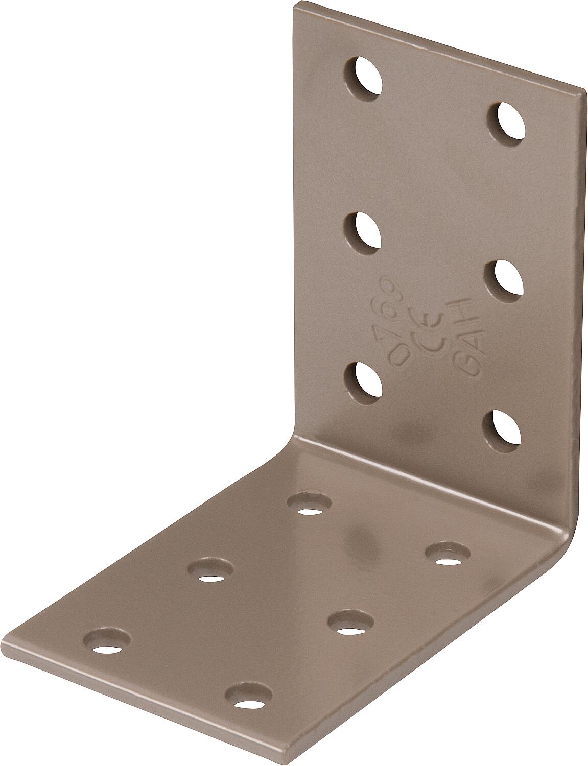 Perforated angle bracket DURAVIS® 60 x 60 x 40 mm, material: steel, sendzimir galvanized, surface: black-diamond