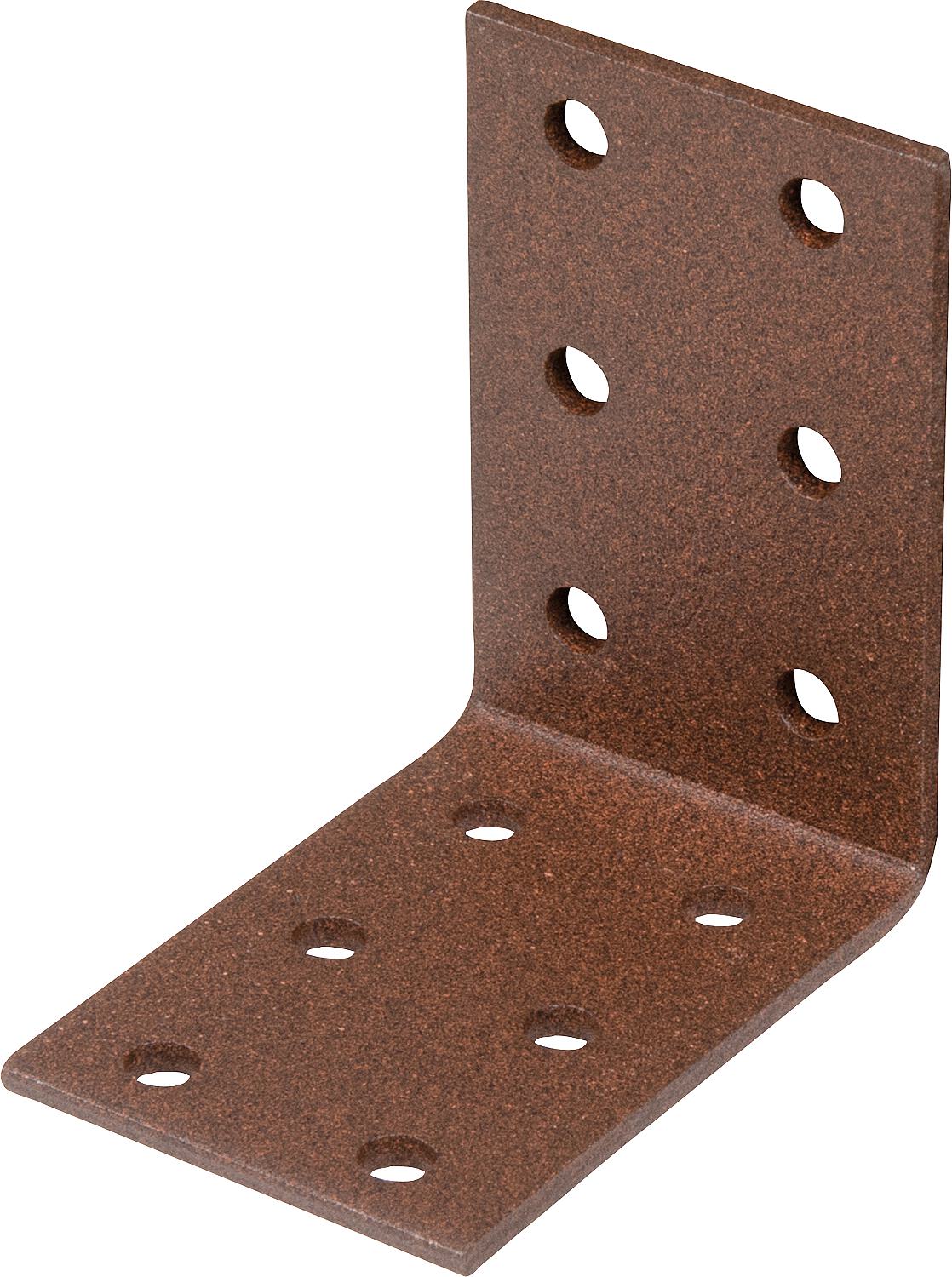 Perforated angle bracket DURAVIS® 60 x 60 x 40 mm, material: steel, sendzimir galvanized, surface: black-diamond