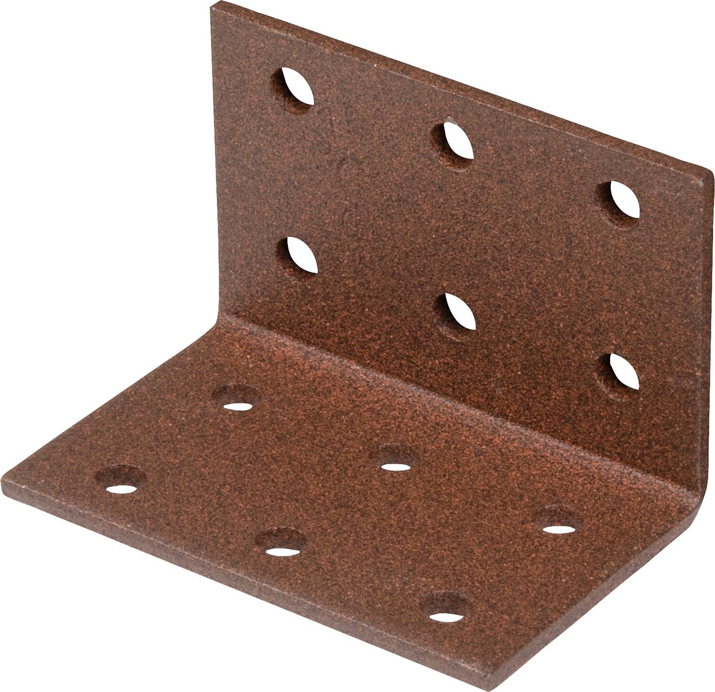 Perforated angle bracket DURAVIS® 40 x 40 x 60 mm, material: steel, sendzimir galvanized, surface: black-diamond