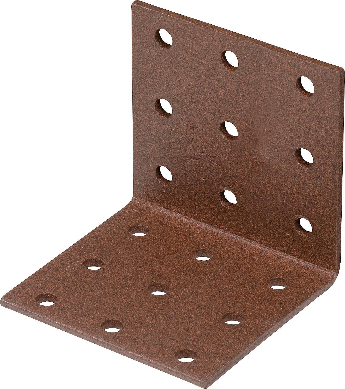 Perforated angle bracket DURAVIS® 60 x 60 x 60 mm, material: steel, sendzimir galvanized, surface: black-diamond
