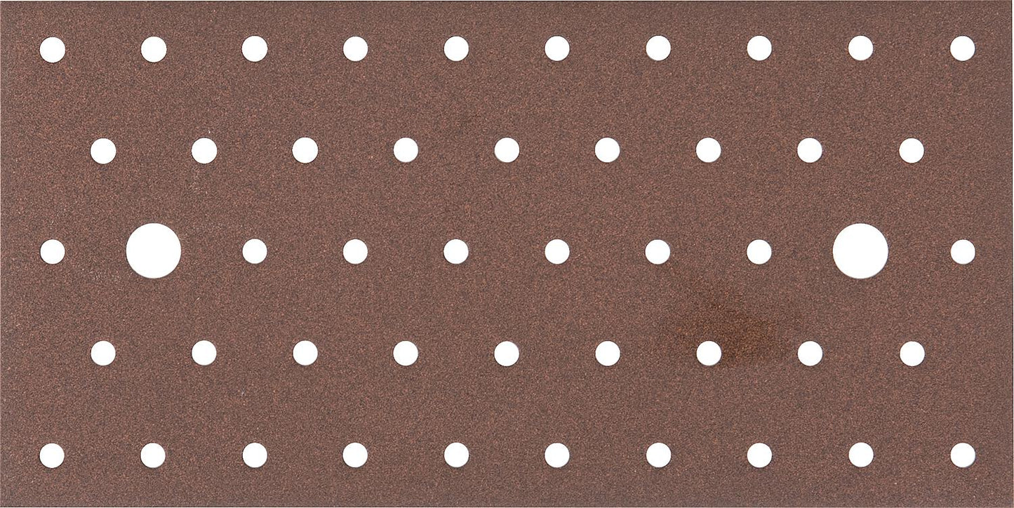 Perforated plate DURAVIS® 200 x 100 x 2 mm, material: steel, sendzimir galvanized, surface: black-diamond