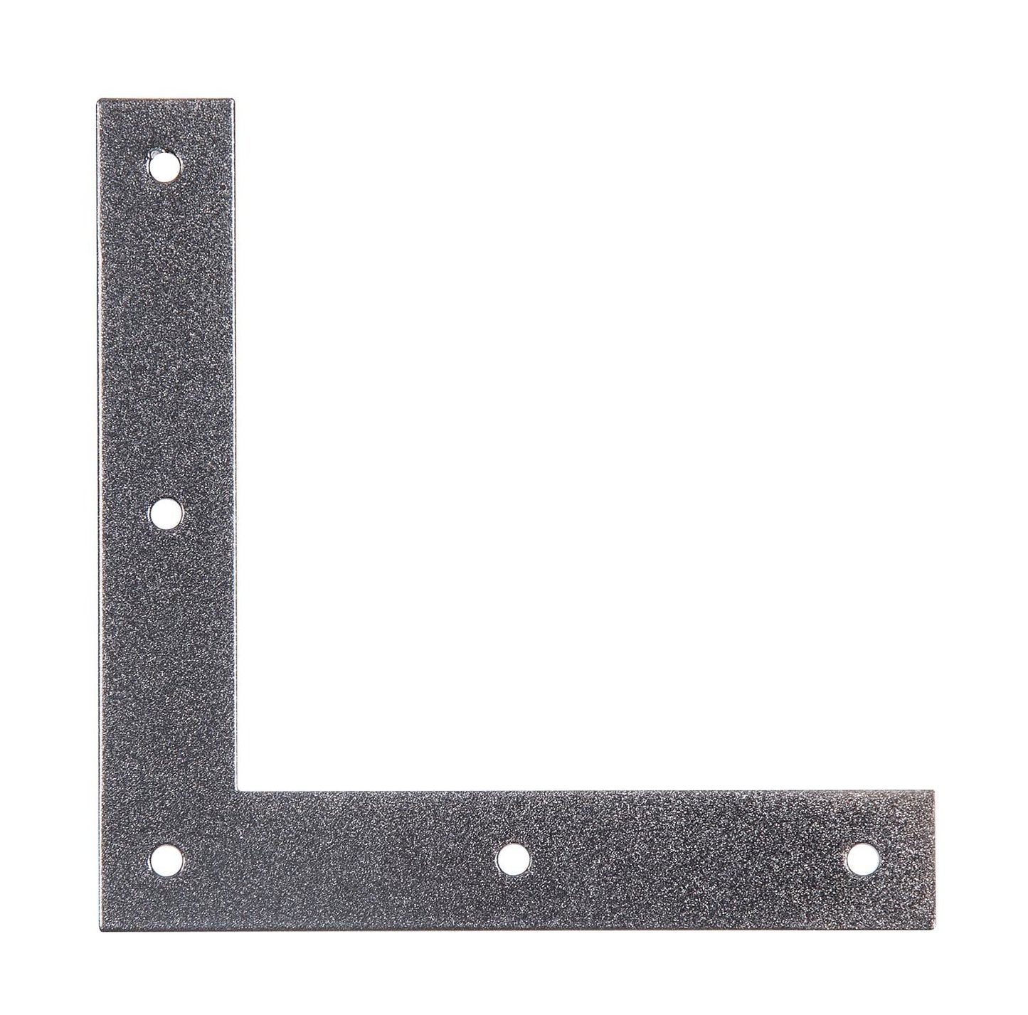 DURAVIS® corner bracket 120 x 120 x 20 mm, material: steel, sendzimir galvanized, surface: black diamond