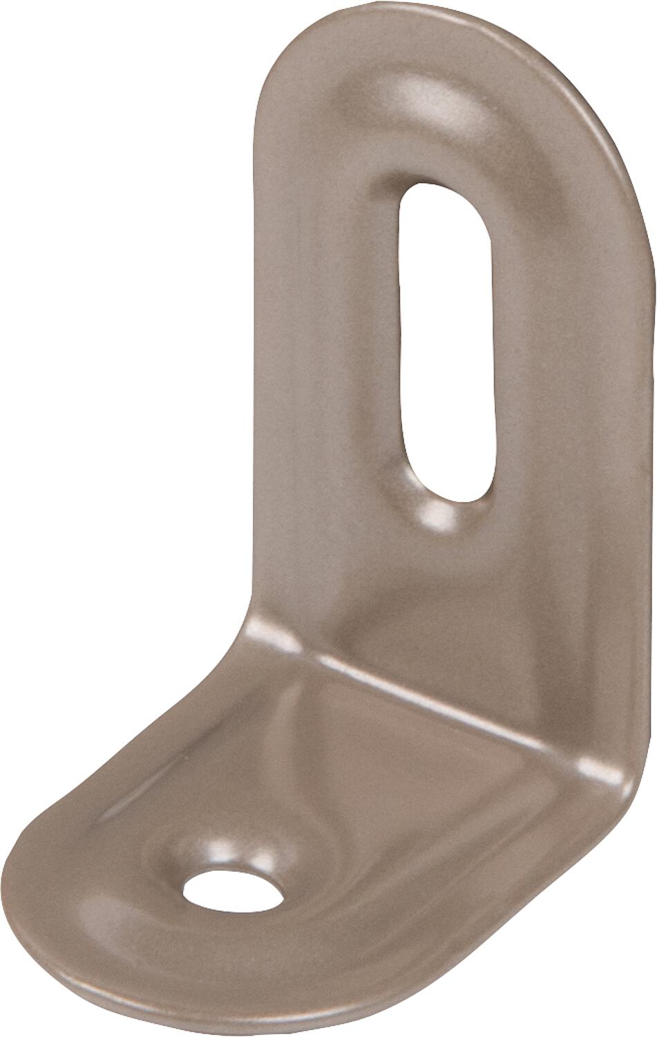 Verstellwinkel DURAVIS® 2 x 40 x 22 mm, geprägt, Material: Stahl, blau verzinkt, Oberfläche: schwarz-diamant