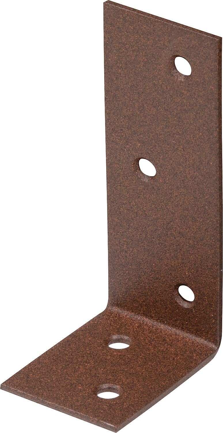 Balkenwinkel DURAVIS® 40 x 80 x 30 mm, ungleichschenklig, Material: Stahl, blau verzinkt, Oberfläche: schwarz-diamant