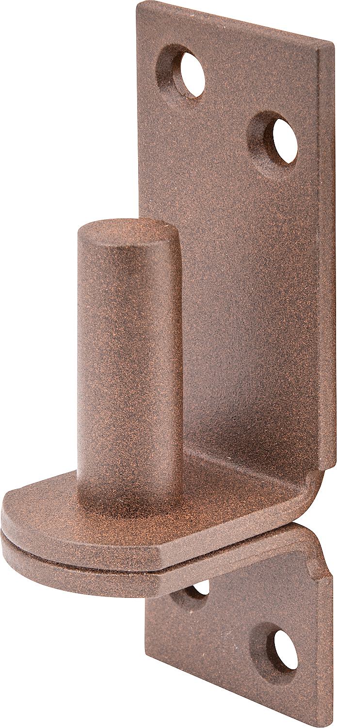 DURAVIS® plate hinge ⌀ 13 mm, DI hook, material: steel, blue zinc plated, surface: black diamond