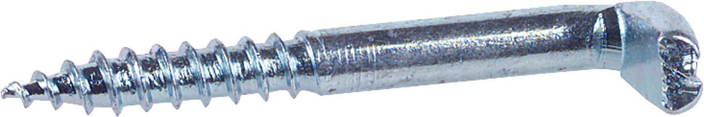 Screw hooks with slot and wood thread, item no. 7, ø 5.8 x 80 mm, galvanized, pack of 100.