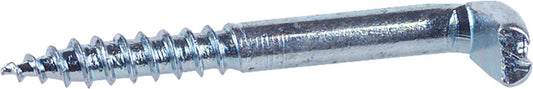 Screw hooks with slot and wood thread, item no. 7, ø 5.8 x 80 mm, galvanized, pack of 100.