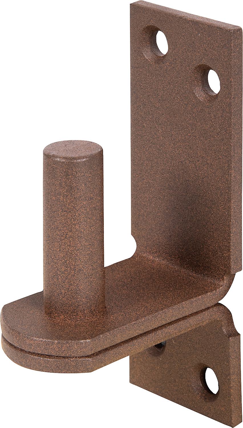 Kloben auf Platte DURAVIS® ⌀ 16 mm, DII-Haken, Material: Stahl, blau verzinkt, Oberfläche: schwarz-diamant