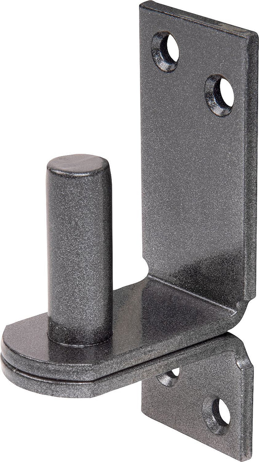 Kloben auf Platte DURAVIS® ⌀ 16 mm, DII-Haken, Material: Stahl, blau verzinkt, Oberfläche: schwarz-diamant