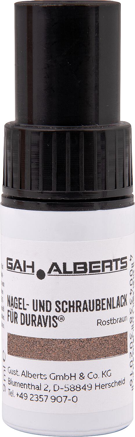 DURAVIS® nail and screw polish, color: black diamond, container: 9 ml bottle