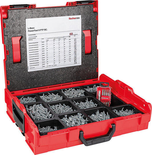 Screw assortment, L-Boxx 102, Power-Fast II, PanHead, 1811 pieces