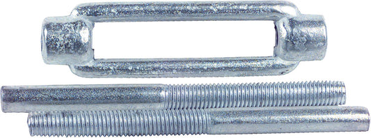 Spannschlossmutter  DIN 1480 M 12  mit 2 Anschweissenden verzinkt