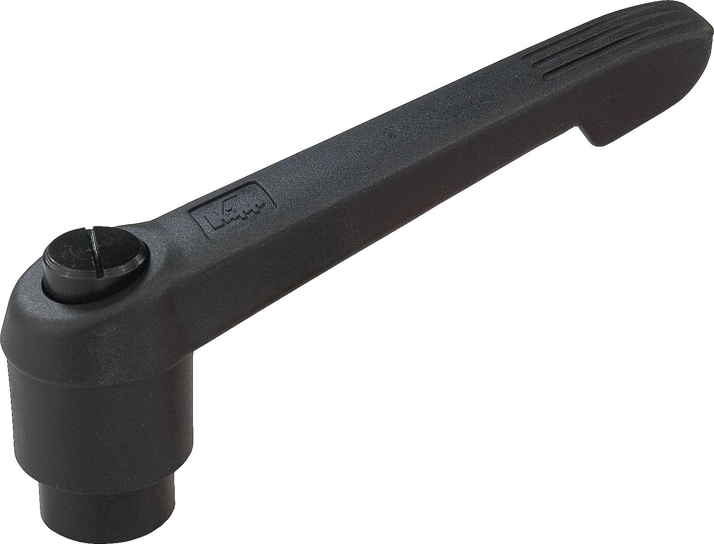 Clamping lever tilt with internal thread M 12, plastic handle