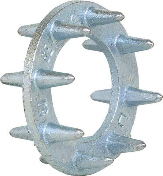 Double-sided timber connector, ø 115 mm, galvanised