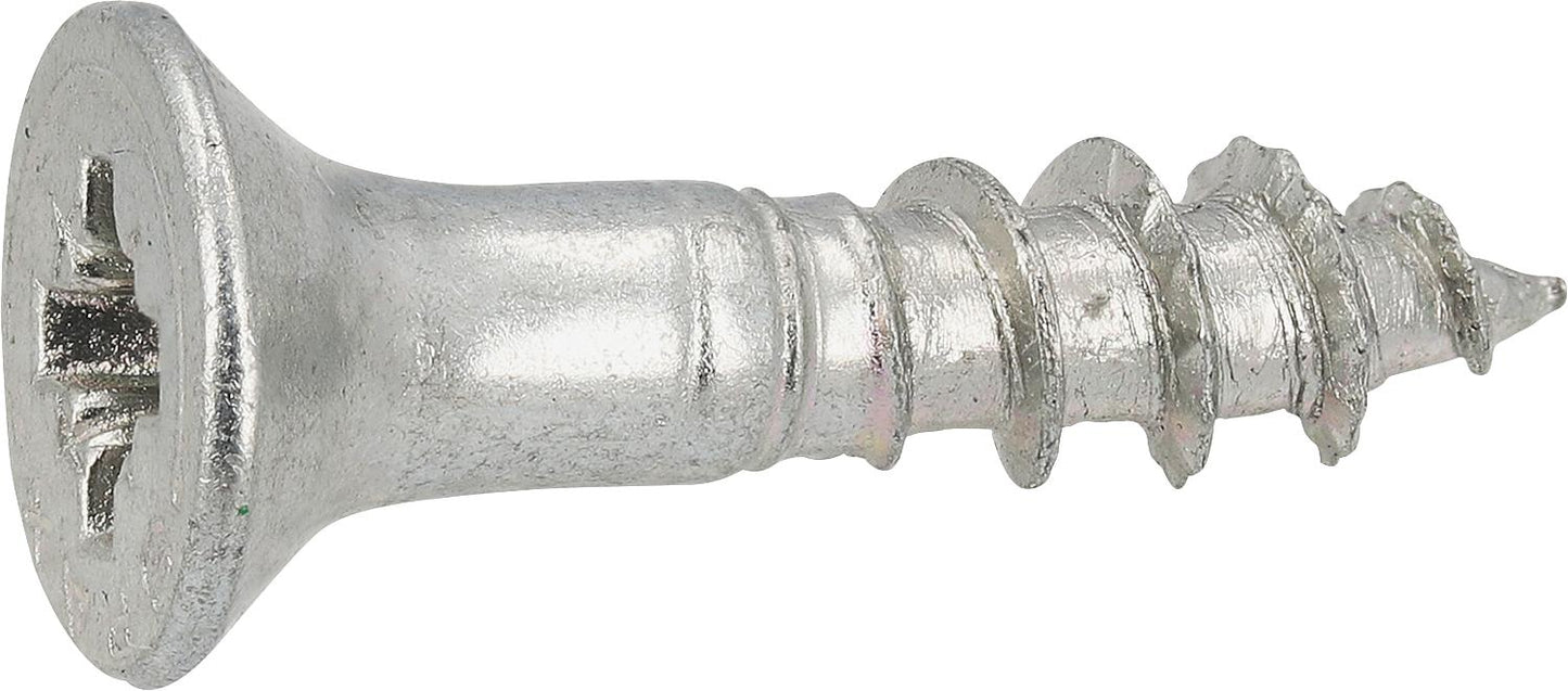 Countersunk screw S Spax with head hole, full thread, cross recess PZ2 5.0x80, pack of 200