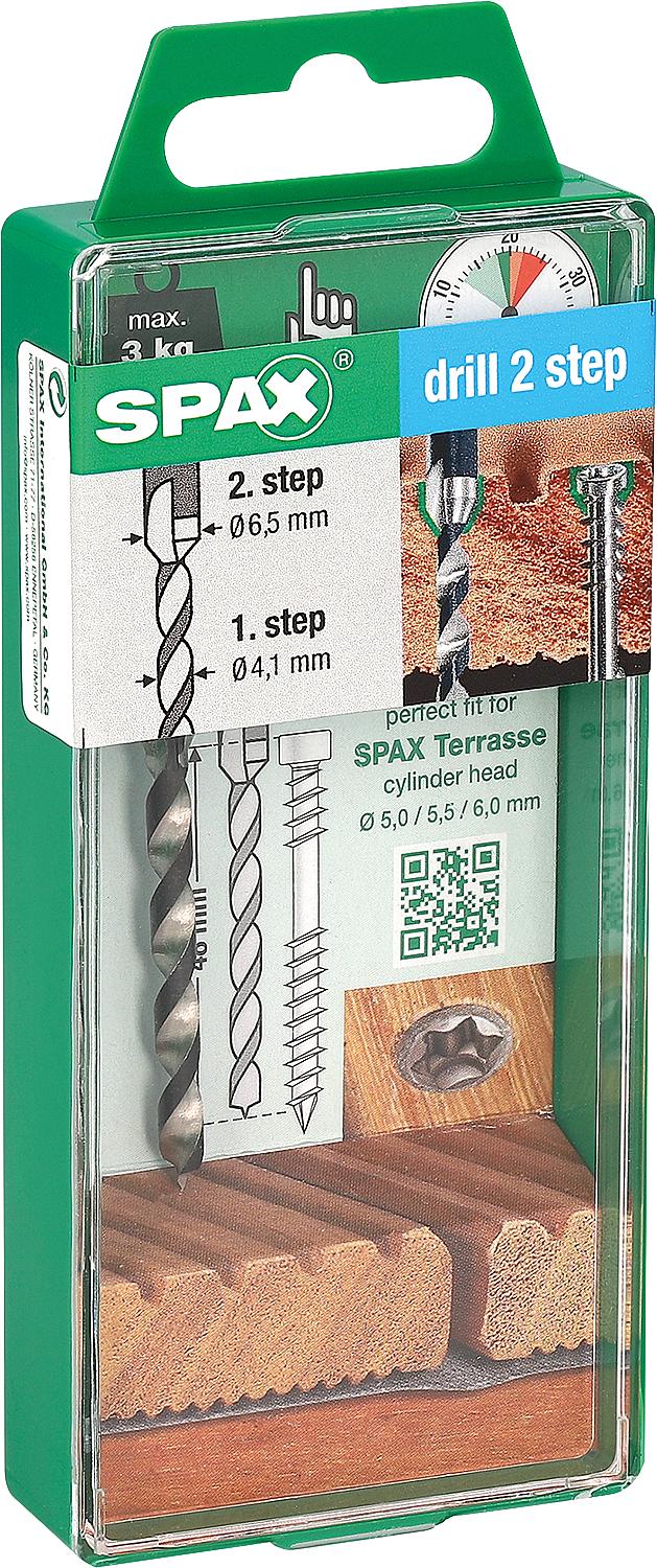 Foret à fraiser SPAX® pour fraisage de 4,1 mm et 6,5 mm