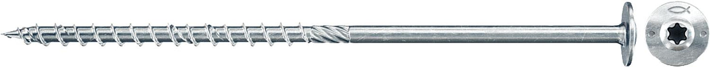 Countersunk head screw Power-Fast II 6.0x300 TK blvz TG TX, pack of 100