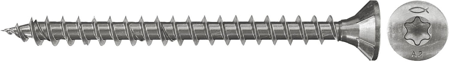 Chipboard screws Power-Fast 4.0x35 SK A2 VG TX, pack of 200