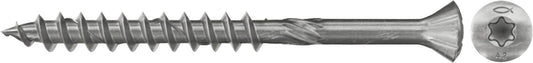 Fischer, Holzfassadenschrauben, Teilgewinde, Senkkopf, Edelstahl A2, Torx