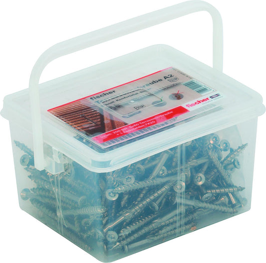 Box of decking screws, 200 pieces, stainless steel A2