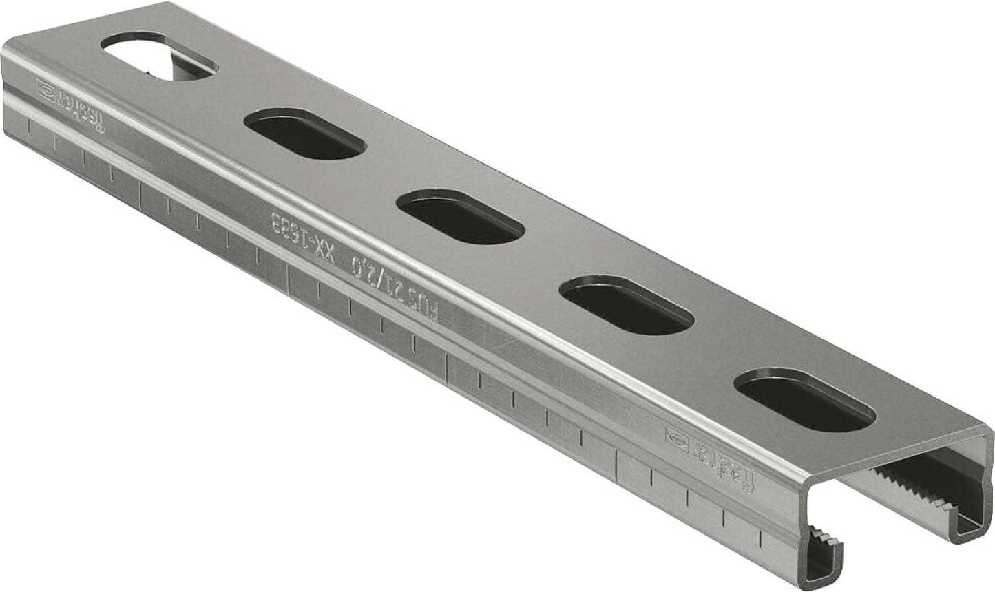 Rail de montage FUS en acier inoxydable A2