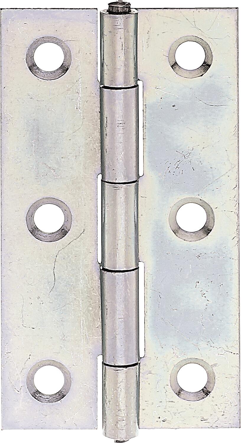 Hinge, 60x34x1mm sendzimir galvanized