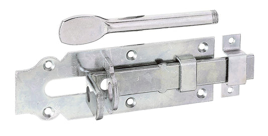 Stalltür-Schlossriegel, mit Schlaufe 160mm, galvanisch verzinkt, dickschichtpassiviert