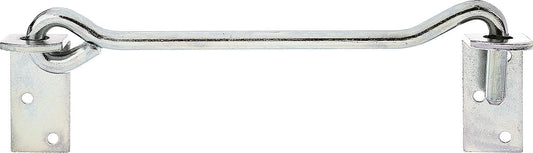Storm hook with counter plate for screwing on, 590 mm, ø 12 mm, electro-galvanized, thick-film passivated