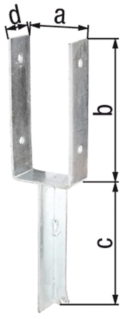 Pfostenträger U-Form