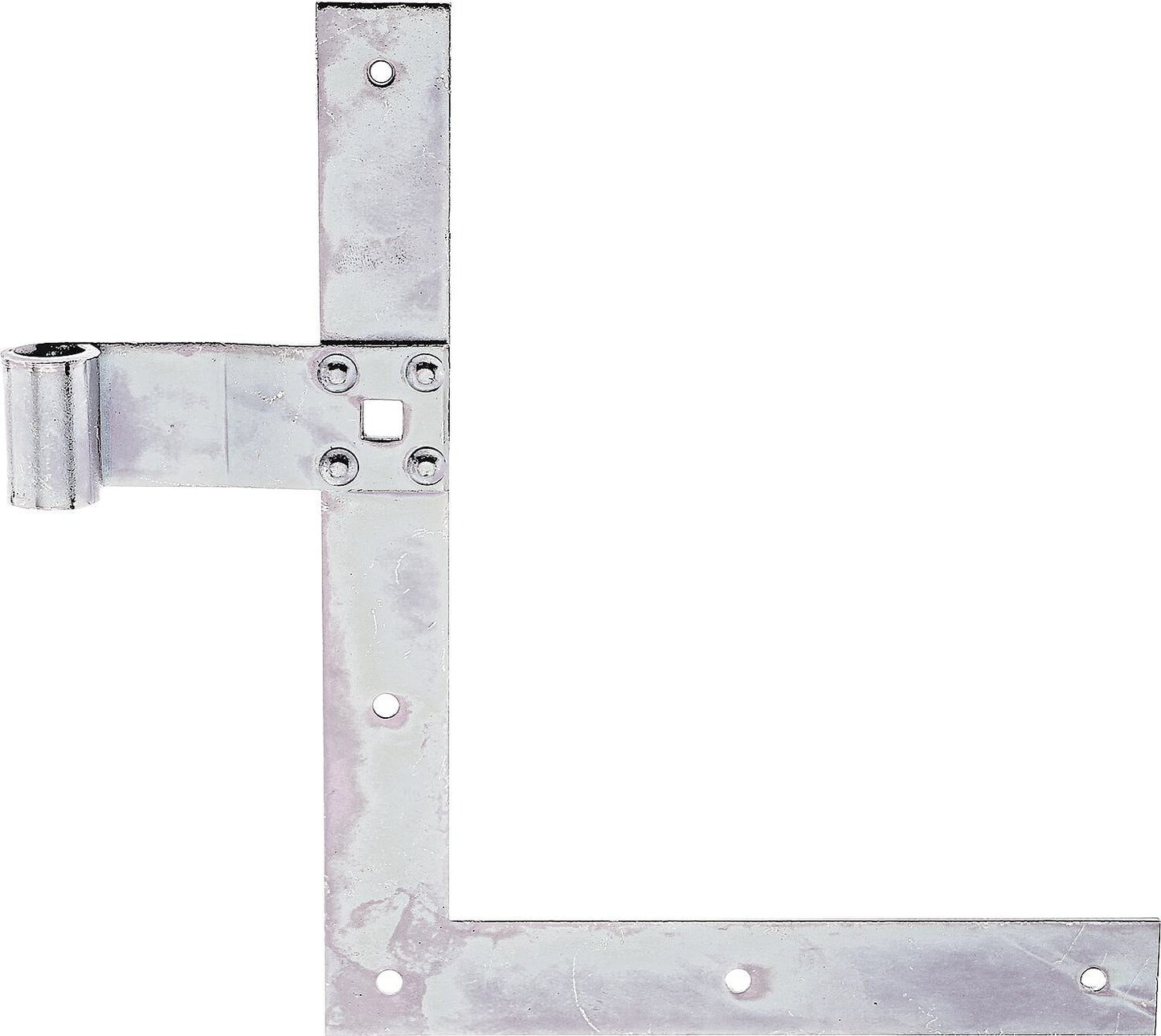 Fensterladen-Winkelband gerade, unten links+oben rechts, 250mm ø=13mm, galv. verzinkt, dickschichtpassiviert.