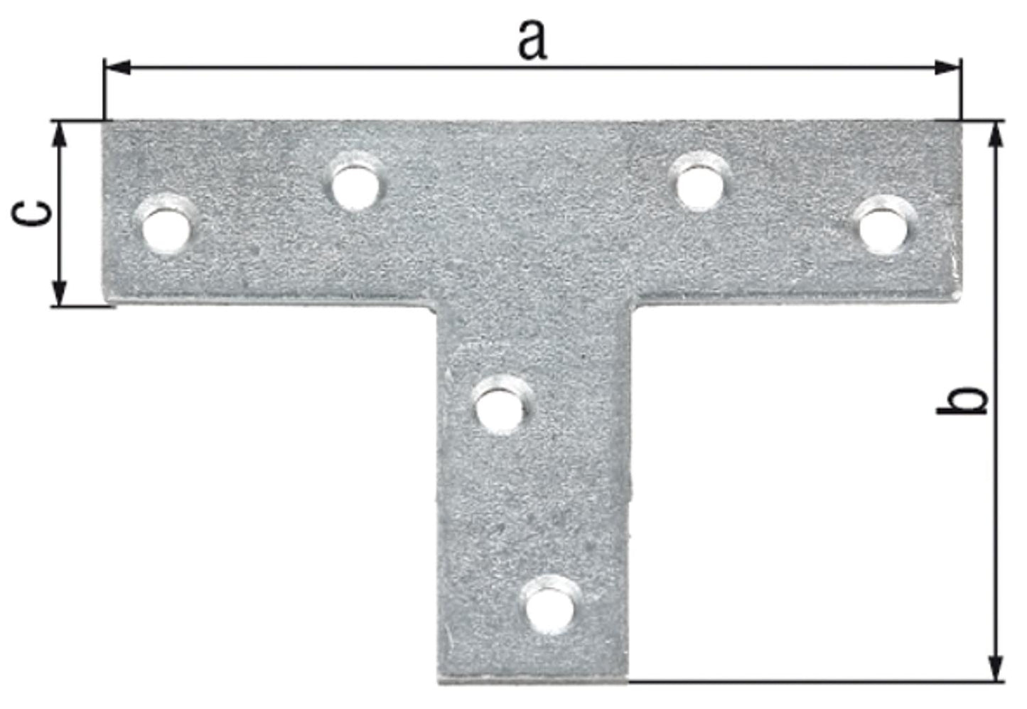 Flat connector 70x50mm sendzimir galvanized