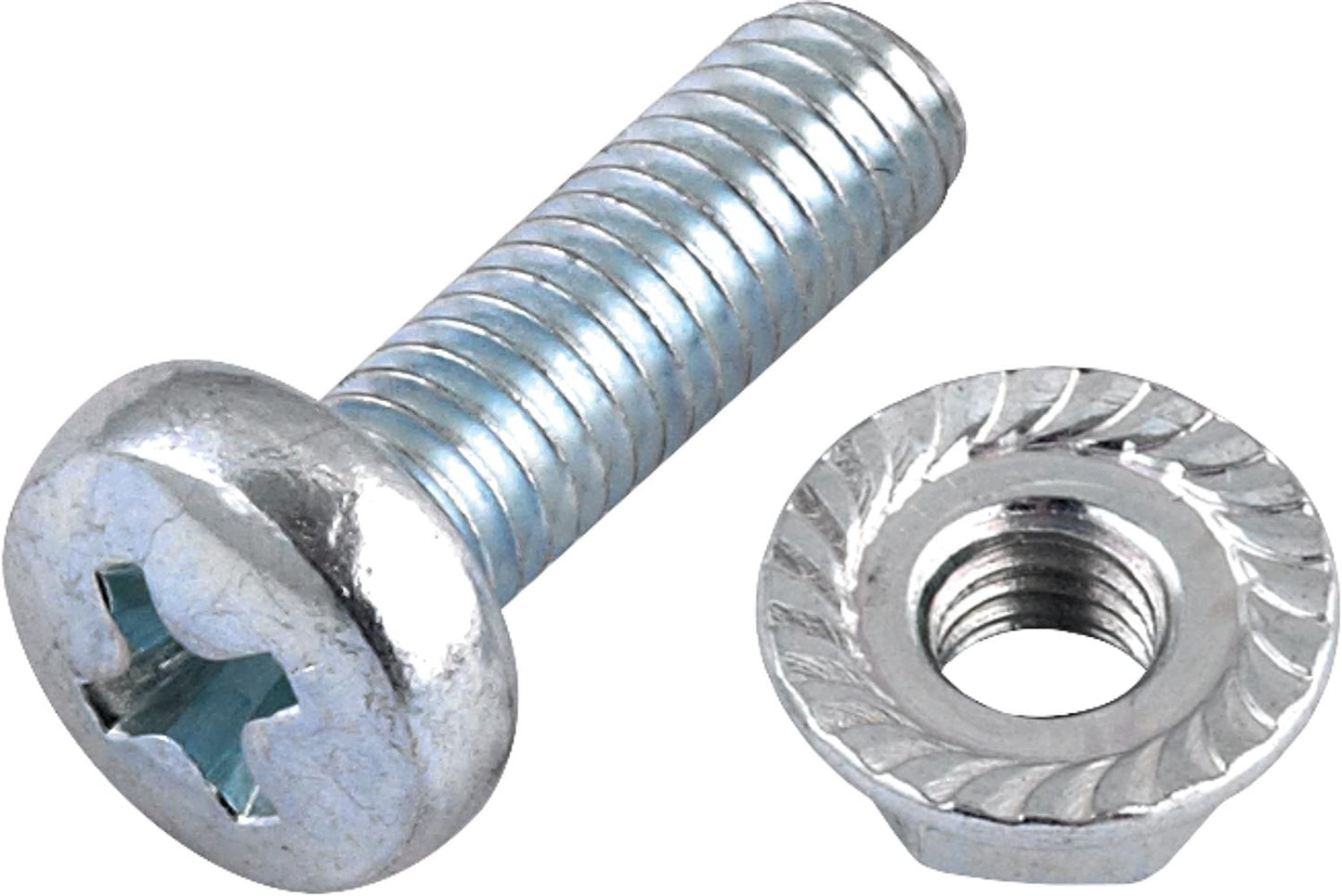 Vis pour le système TraFlex : 50 vis M6 x 16 mm, 50 écrous M6 à denture crantée