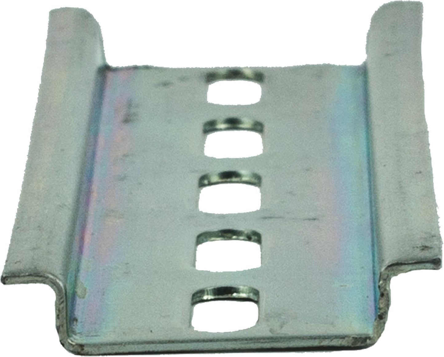 Galvanized perforated hat profile rail, 2000x35x15mm