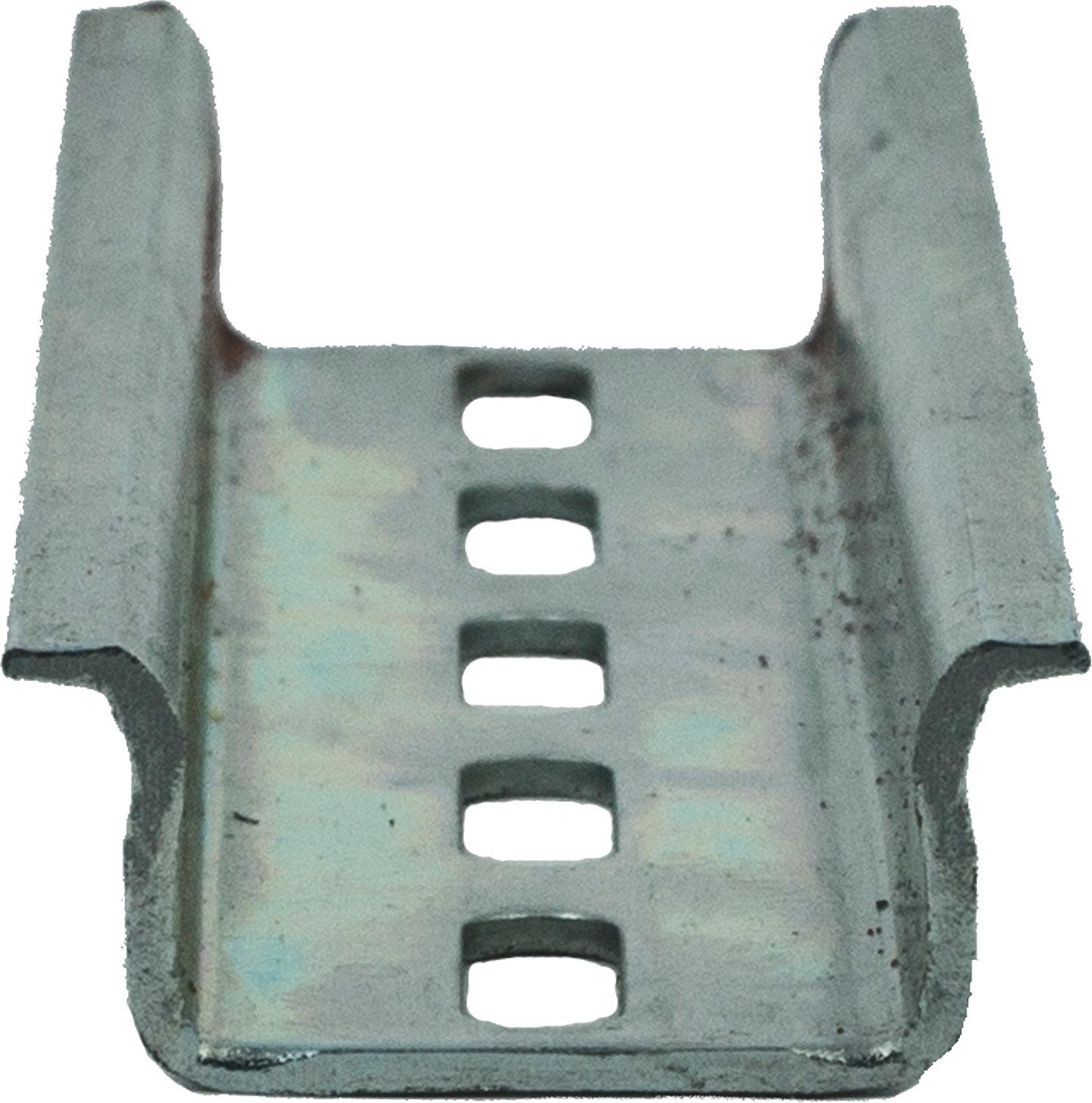 Galvanized perforated hat profile rail, 2000x35x15mm