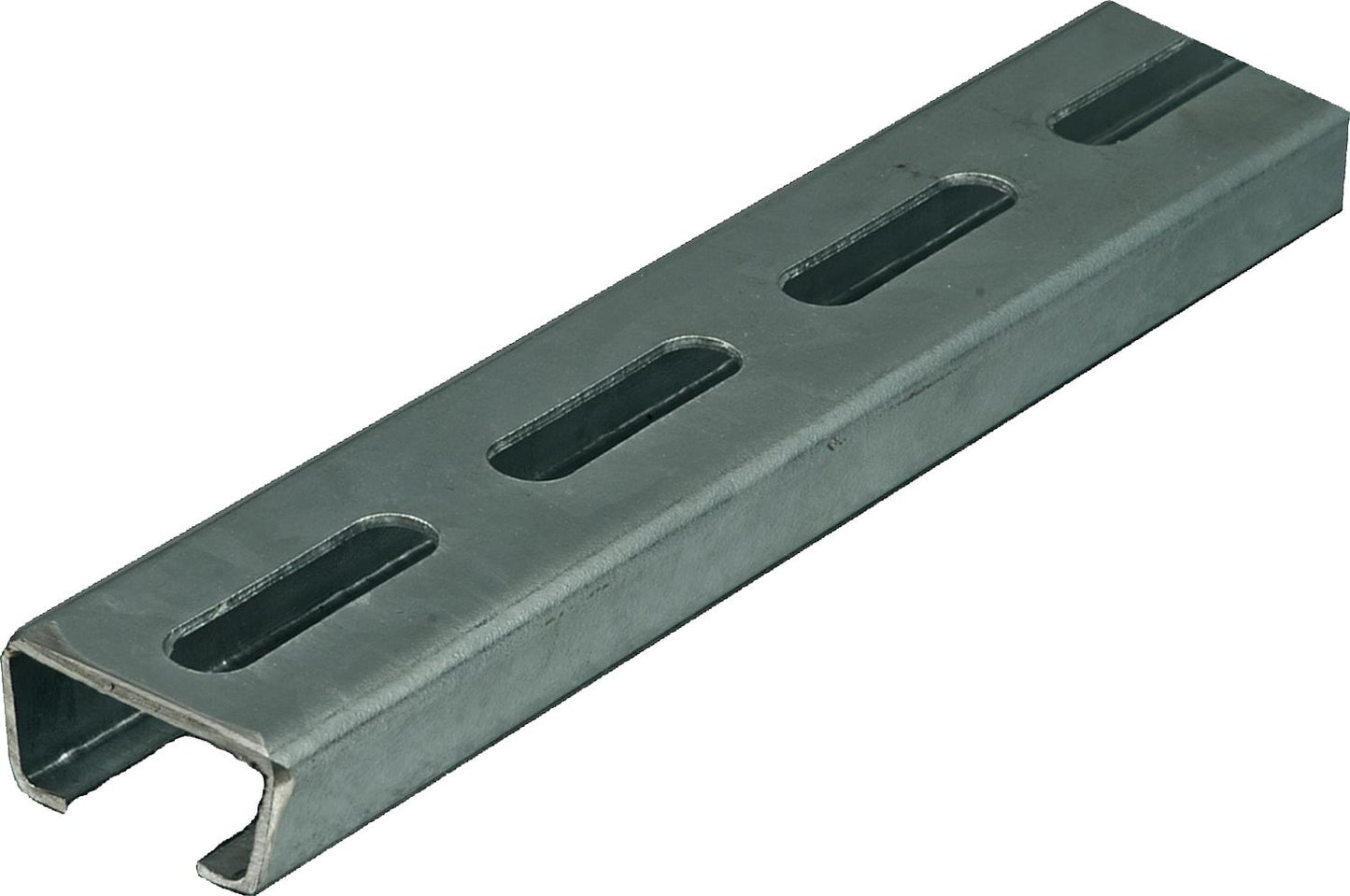 C-profile rail, galvanized, perforated, 2000x35x18mm, thickness 2.00mm, slot width 16.5mm