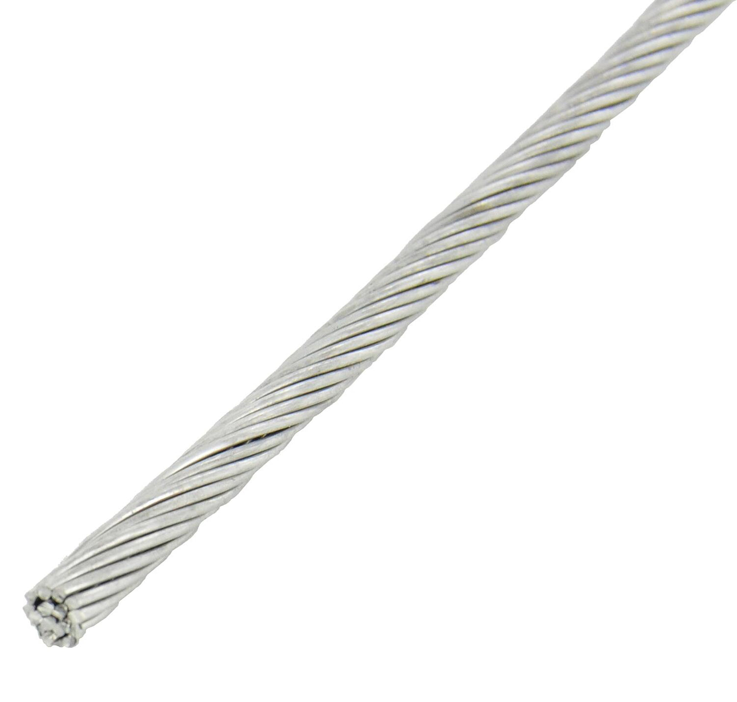 Stainless steel wire rope 7x7 medium soft Art. 8379 A4 10.0 mm 250m
