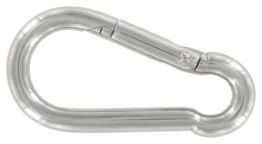 Stainless steel carabiner hook A4 10 x 100mm, pack of 10